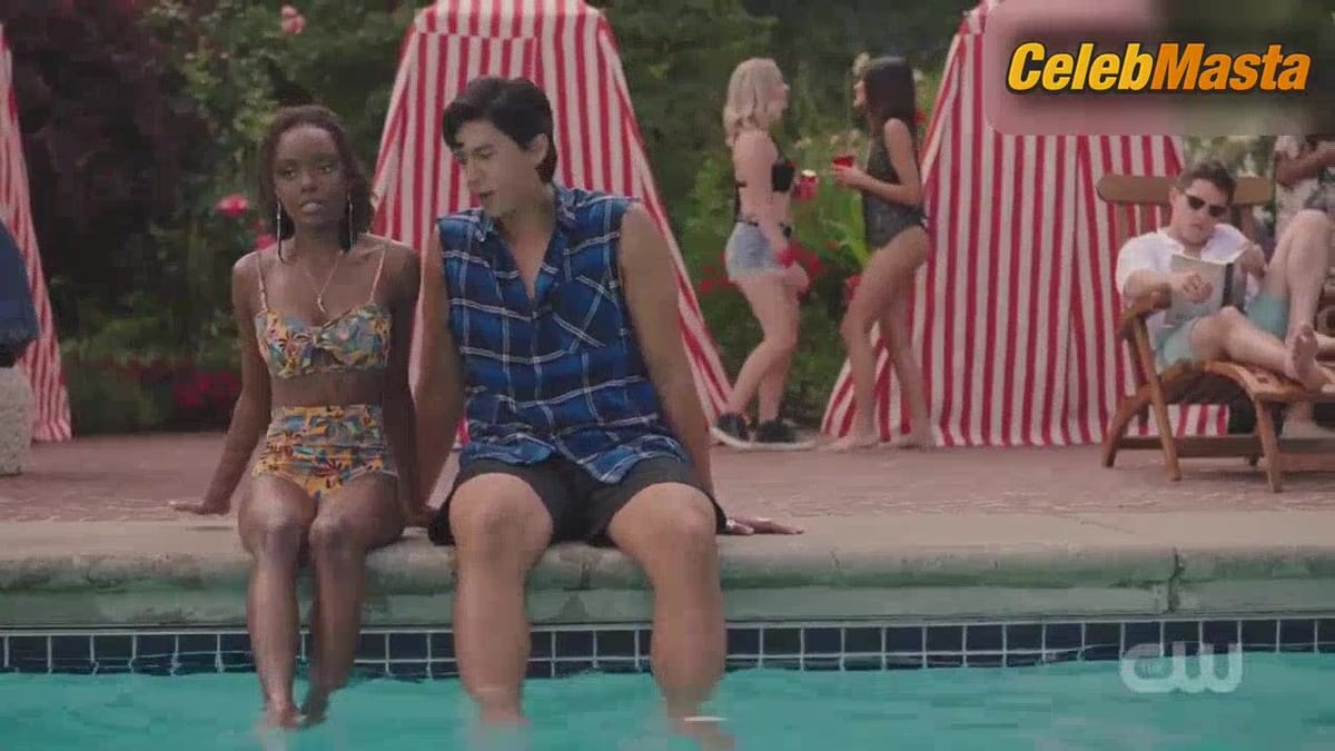 Madelaine Petsch and Ashleigh Murray's Swimsuit Scene in Riverdale
