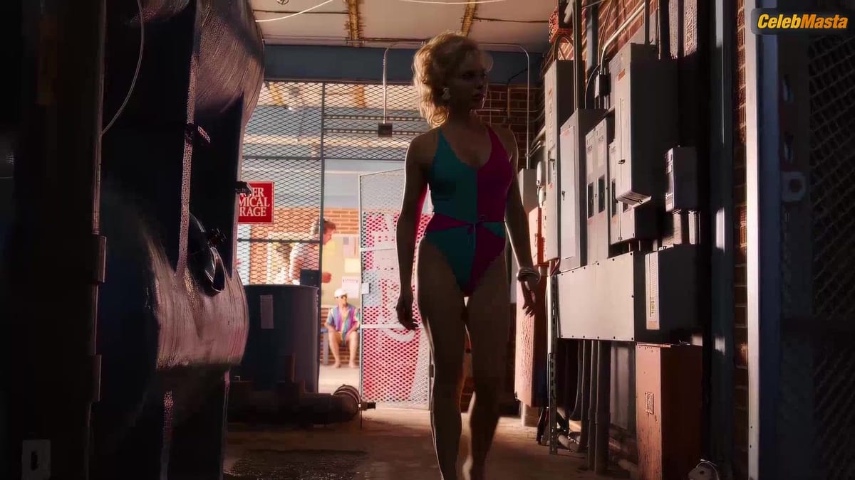 Cara Buono Swimsuit and Underwear Scene in Stranger Things