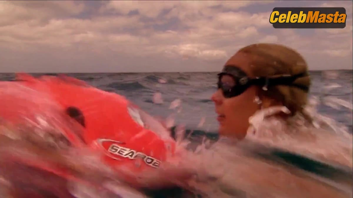 Laura Vandervoort and Michelle Vawer Wear Swimsuits in a Scene in Into The Blue 2 The Reef