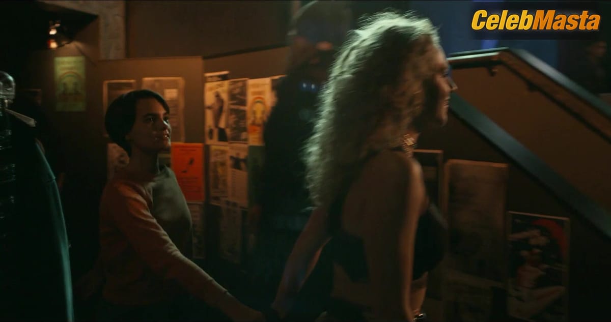 Brianna Hildebrand and Kat Cunning Flaunt Underwear in Lesbian Scene, Trinkets