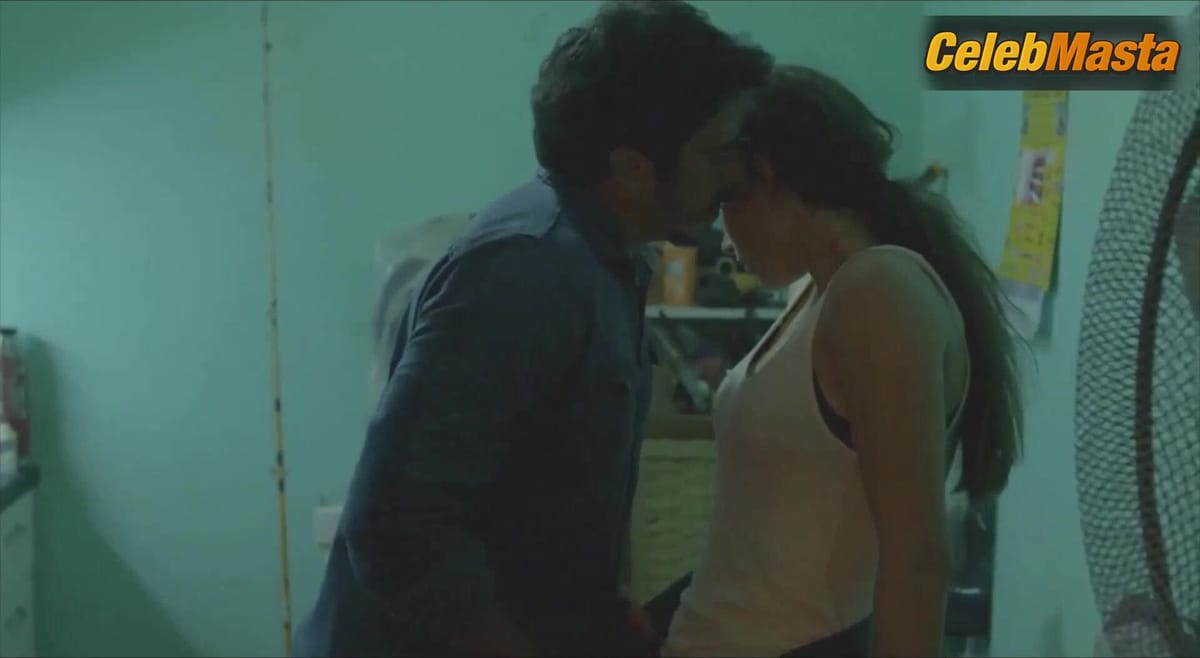 Eva De Dominici's Tits, Underwear Scene in White Blood