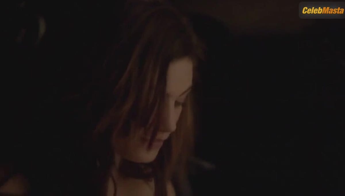 Phoebe Tonkin's Tits Scene in The Vampire Diaries