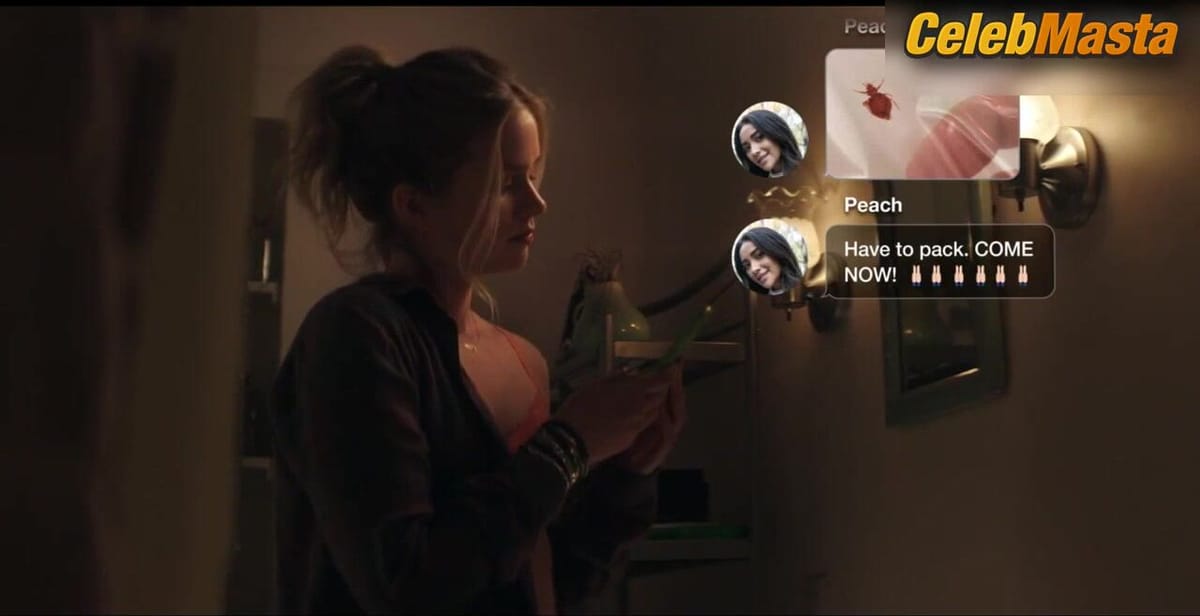 Elizabeth Lail's Underwear Scene in You