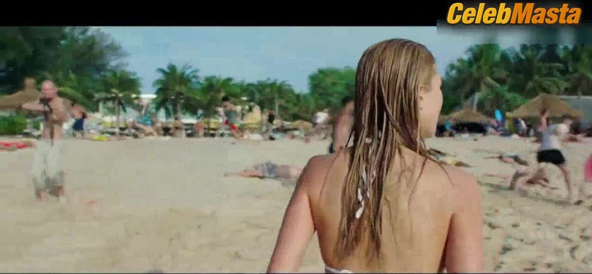 Charlotte Vega Swimsuit Scene from American Assassin