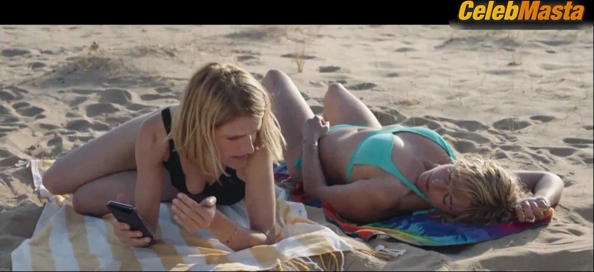 Olivia Cote and Laure Calamy Boobs, Bush Scene in Two Tickets To Greece