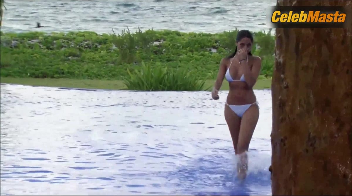 Barbara Mori's Swimsuit Scene in Rubi