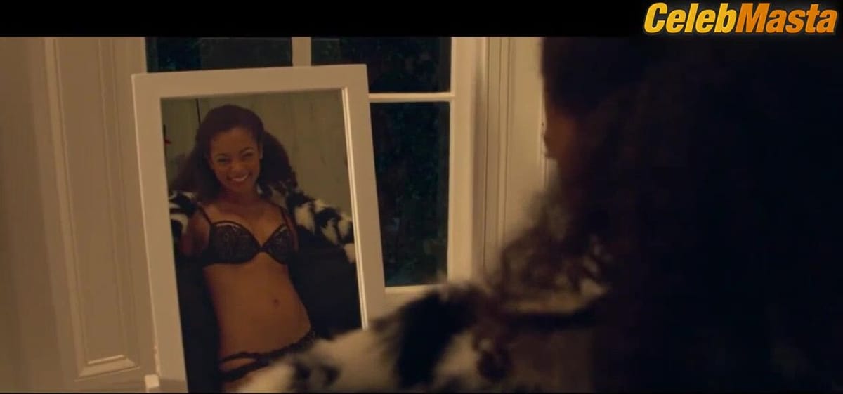 Jaz Sinclair Shows Underwear Scene in When The Bough Breaks