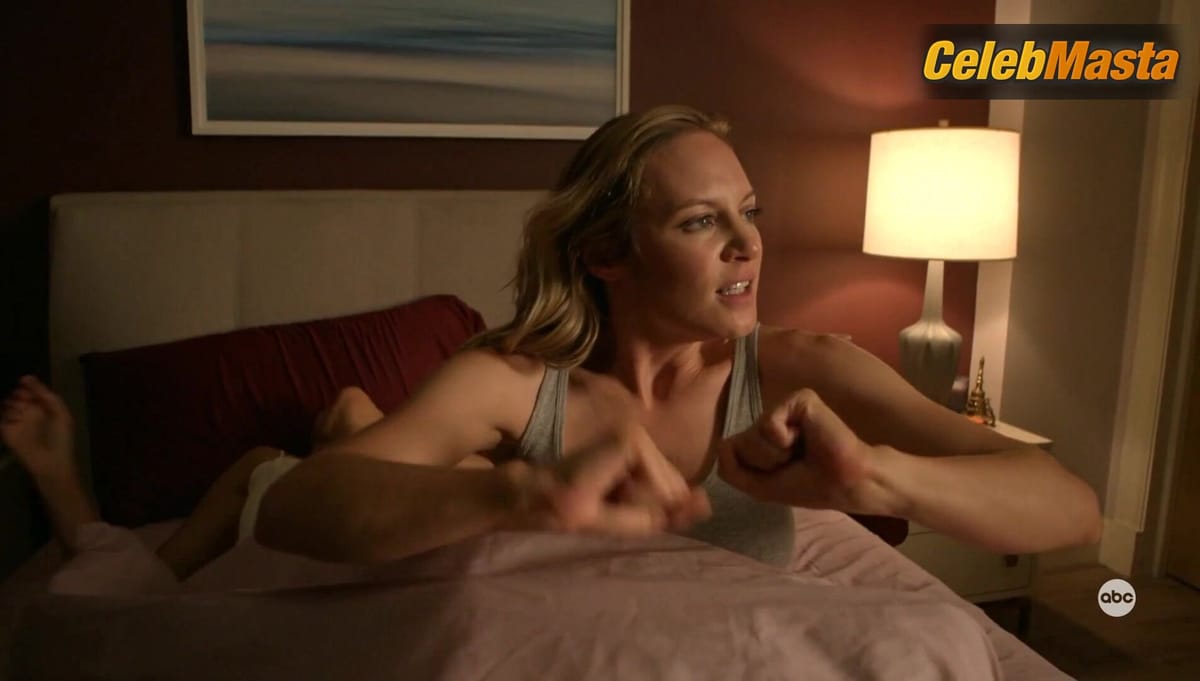 Danielle Savre, Stefania Spampinato and Barrett Doss Show Lesbian Underwear Scene in Station 19