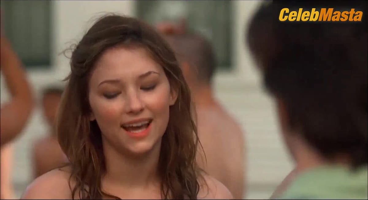 Haley Bennett, Nathalie Walker and Camille Mana Swimsuit Scene from College