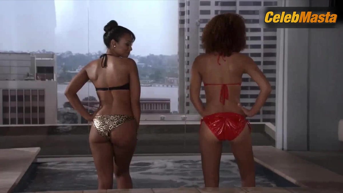 Candice Patton's Booty, Tits Scene in The Game