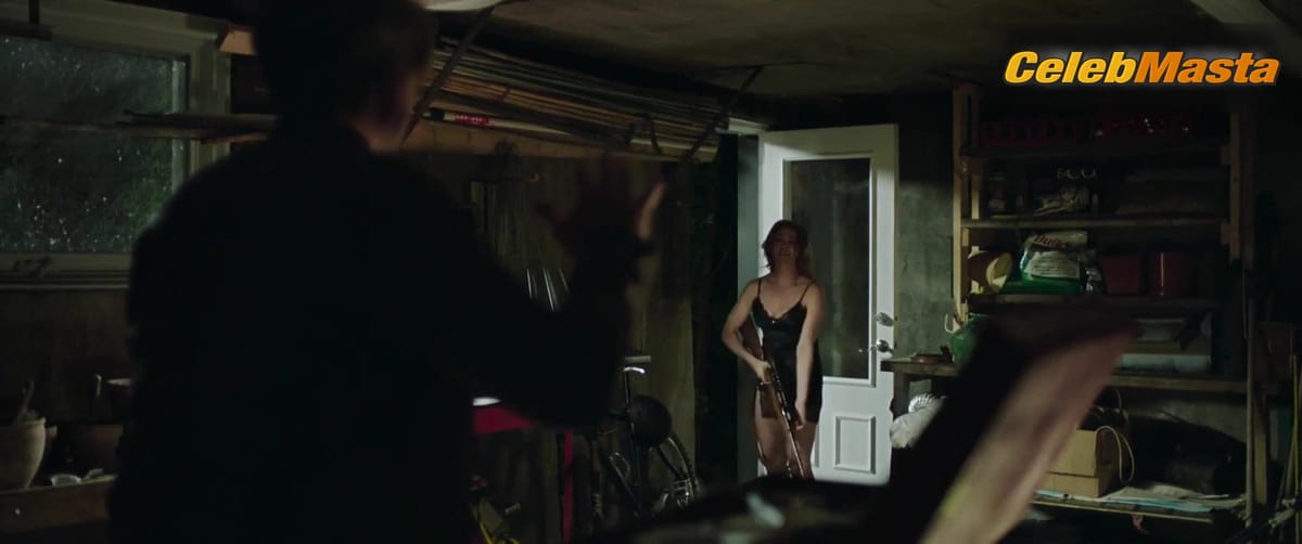 Lucie Laurier Underwear Scene from Bon Cop Bad Cop 2