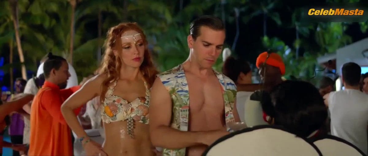 Hiba Abouk and Cristina Castano Swimsuit Scene in Caribe 'Todo incluido