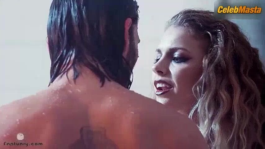 Lucy Aarden Shows Booty Scene in Death Race 4 Beyond Anarchy