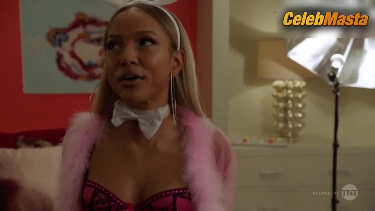 Karrueche Tran's Underwear Scene in Claws