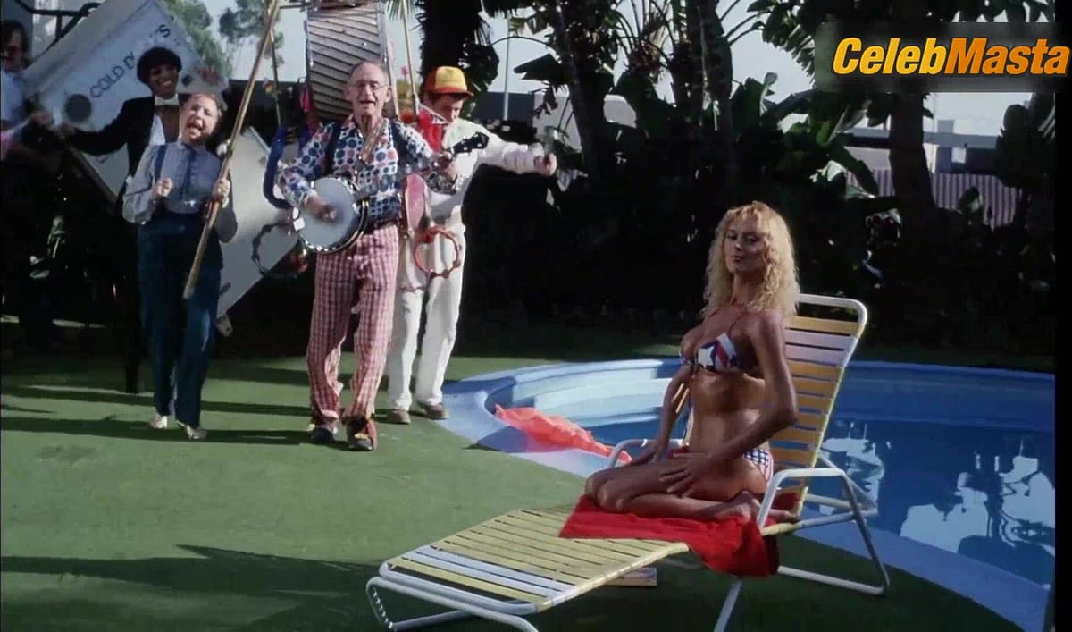Sybil Danning Swimsuit Scene from Talking Walls