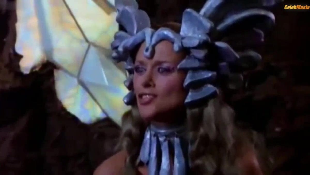 Sybil Danning's Tits Scene from The Man With Bogarts Face