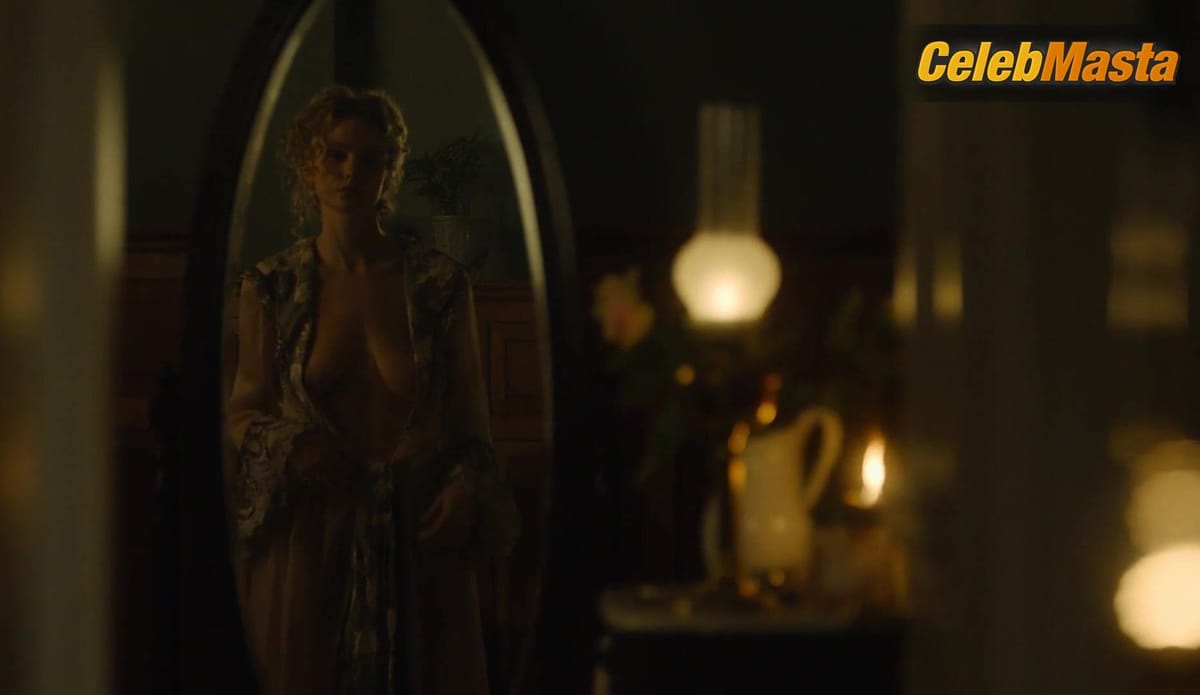 Joanna Vanderham's Tits and Merkin Scene in Warrior
