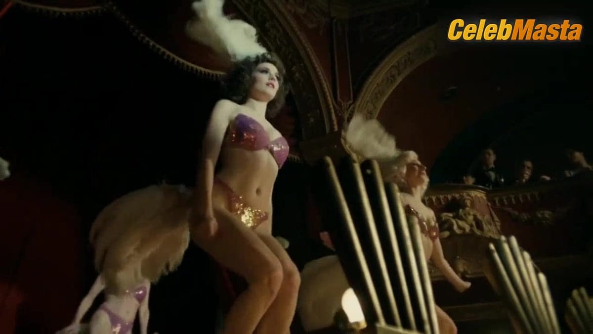 Amber Anderson Swimsuit Scene from Maigret's Dead Man