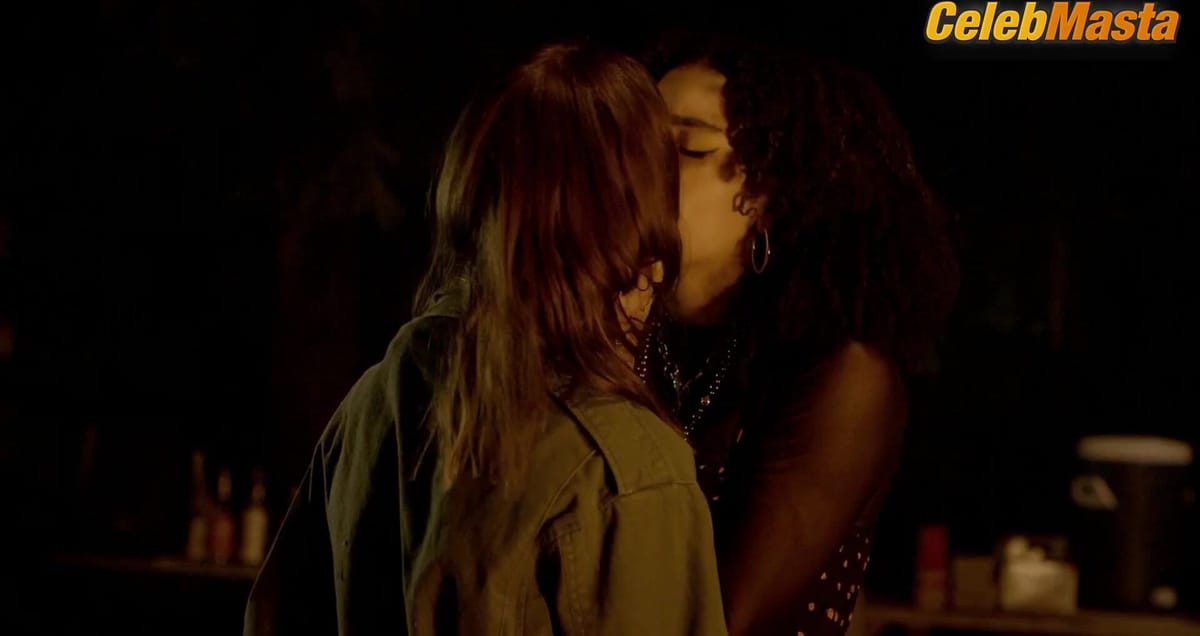 Stefanie Scott and Sofia Bryant Lesbian Scene from The Girl In The Woods