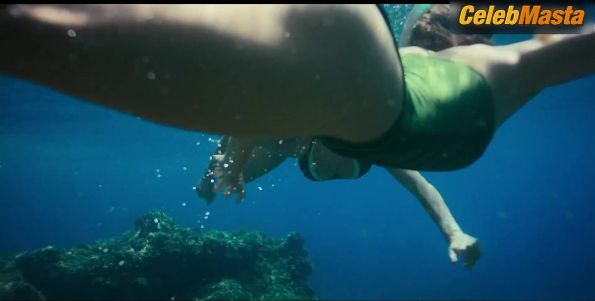 Berta Castane and Ada Molina Swimsuit Scene from Oasis
