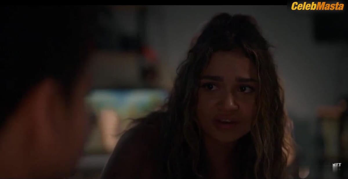 Madison Bailey's Tits, Underwear Scene in American Horror Stories