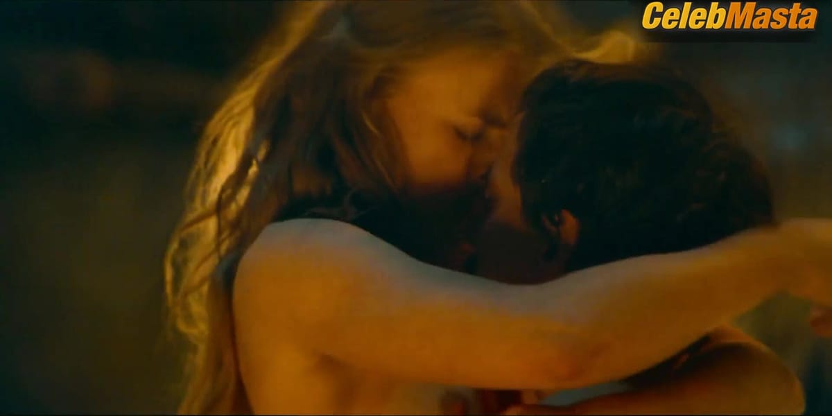 Jeanne Goursaud Boobs, Underwear Scene in Barbarians
