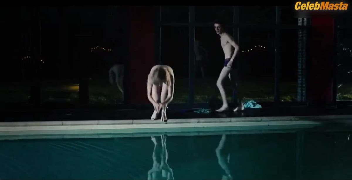 Camille Razat Booty, Tits Scene in The Girl From The Pool