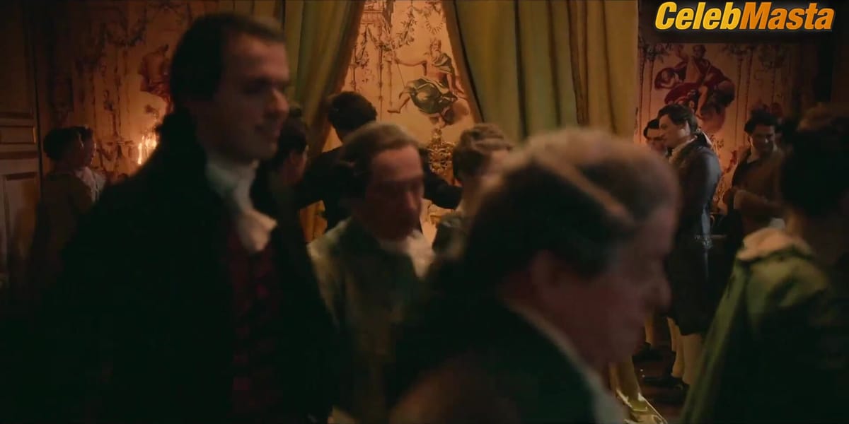 Emilia Schule Topless Breasts Scene in Marie Antoinette