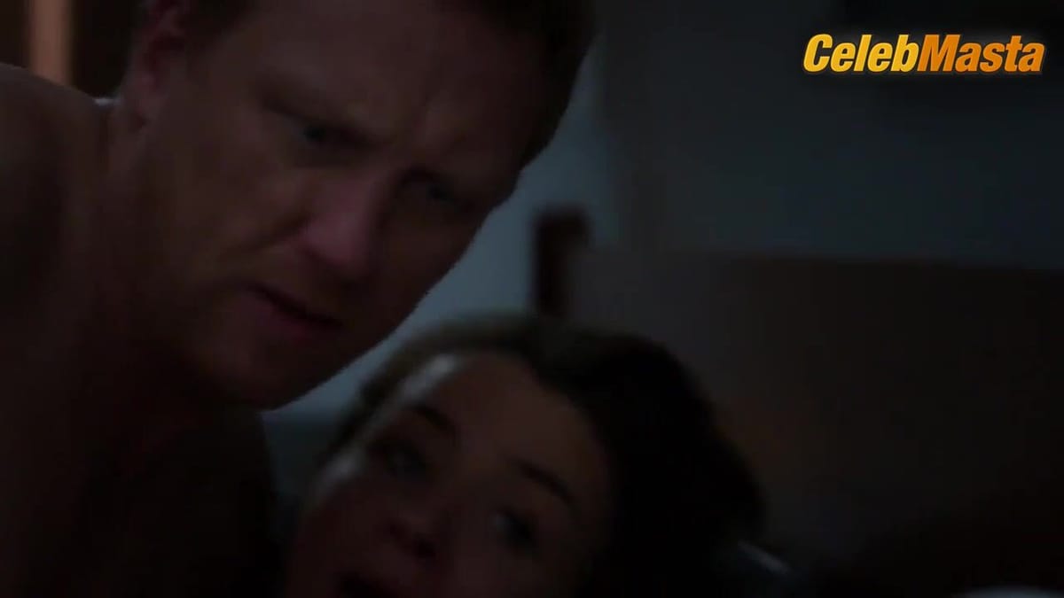 Caterina Scorsone Wears Underwear in Scene from Grey's Anatomy