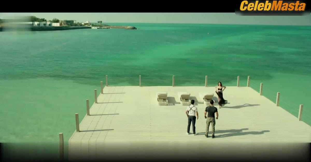 Nargis Fakhri Swimsuit Scene from Dishoom