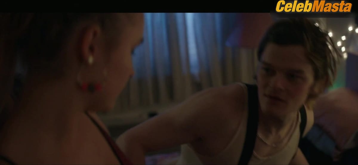 Olivia DeJonge and Geetanjali Thapa Lesbian, Underwear Scene from Stray Dolls