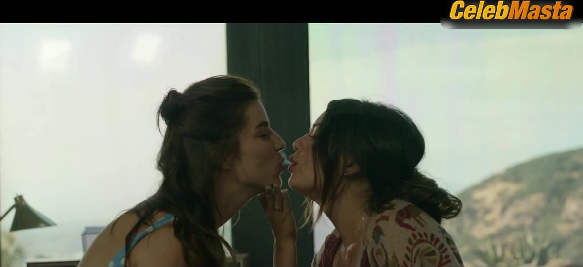 Janel Parrish and Angela Trimbur Swimsuit Scene from Trespassers