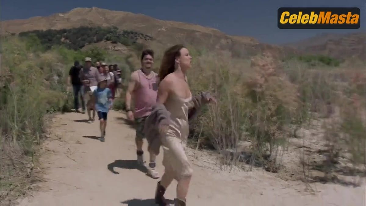 Juliette Lewis and Janicza Bravo Boobs and Ass Scene in Camping