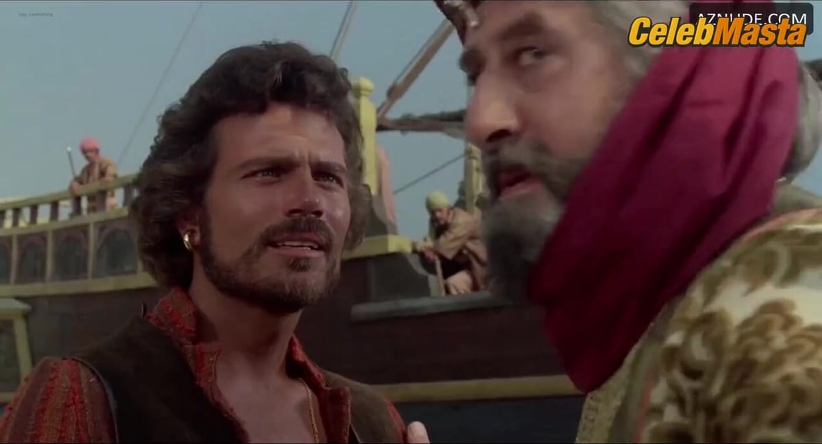Jane Seymour Tits Scene Caught in Sinbad And The Eye Of The Tiger