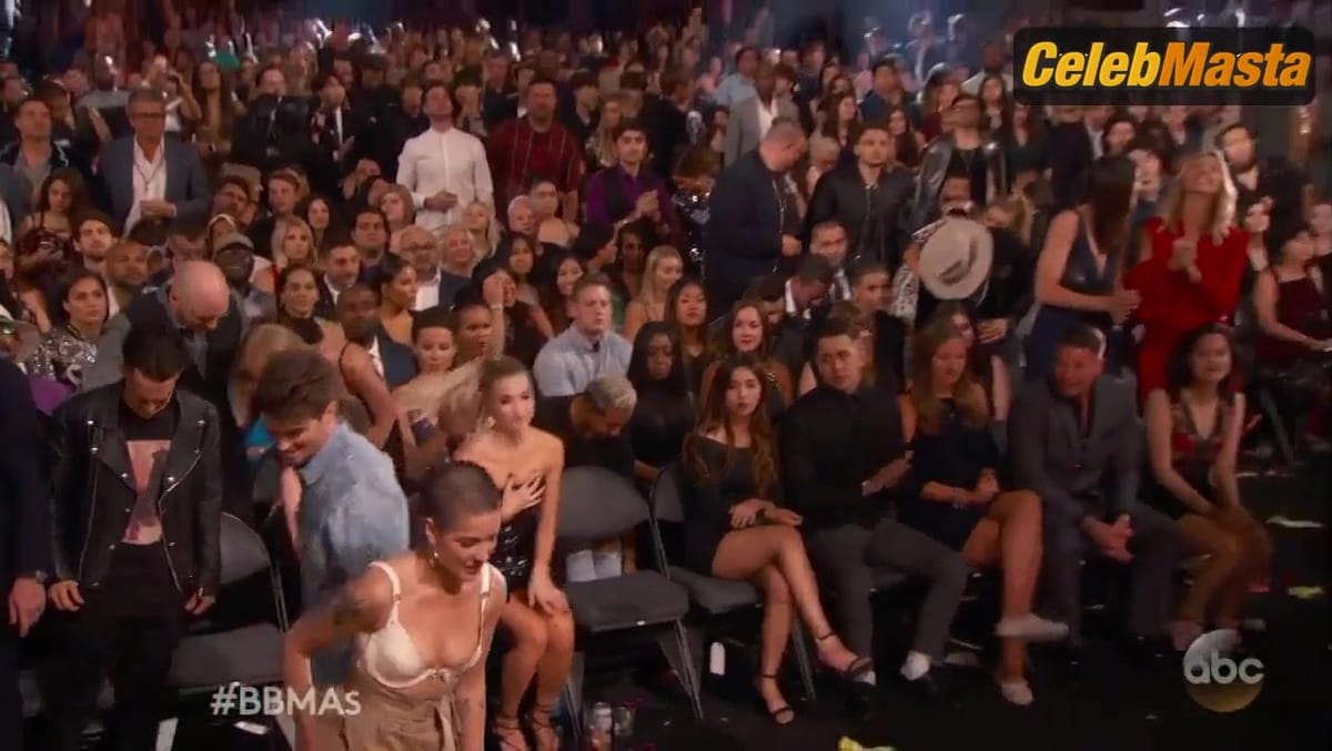 Halsey's Underwear Scene at The Billboard Music Awards