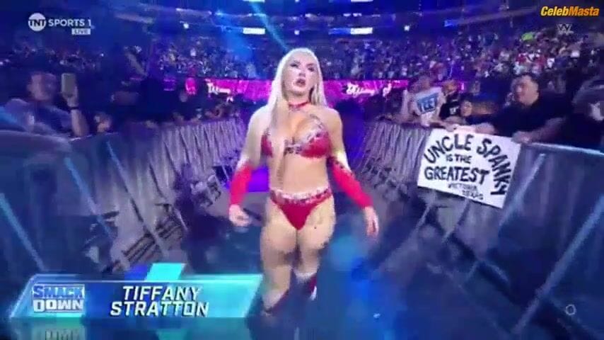 Tiffany Stratton Flaunts Ass, Boobs Scene in WWE Smackdown!