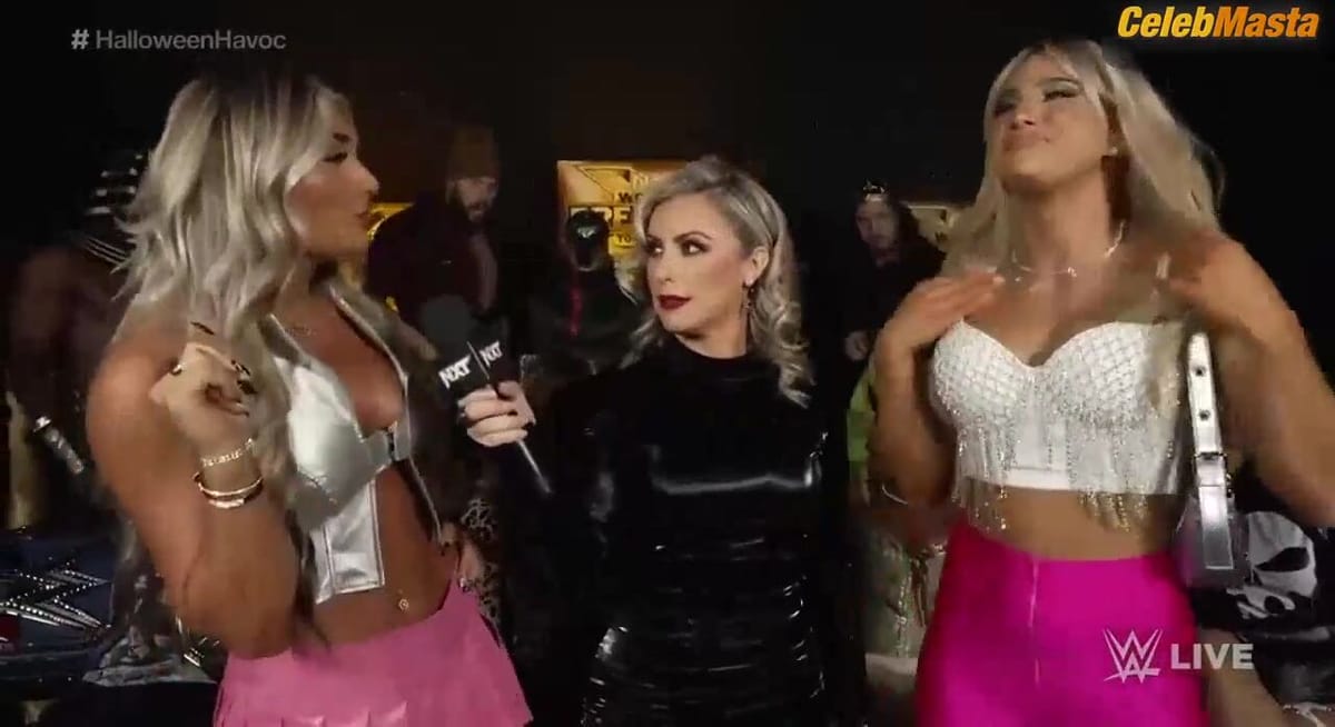 Tiffany Stratton's Ass, Tits Scene in Wwe Nxt