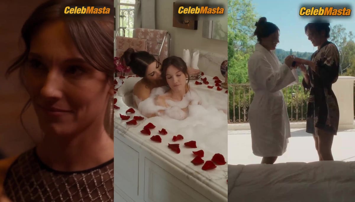 Yolanthe Cabau and Lindy Jones Bare Their Butts in Lesbian Scene in Playing Her Dirty