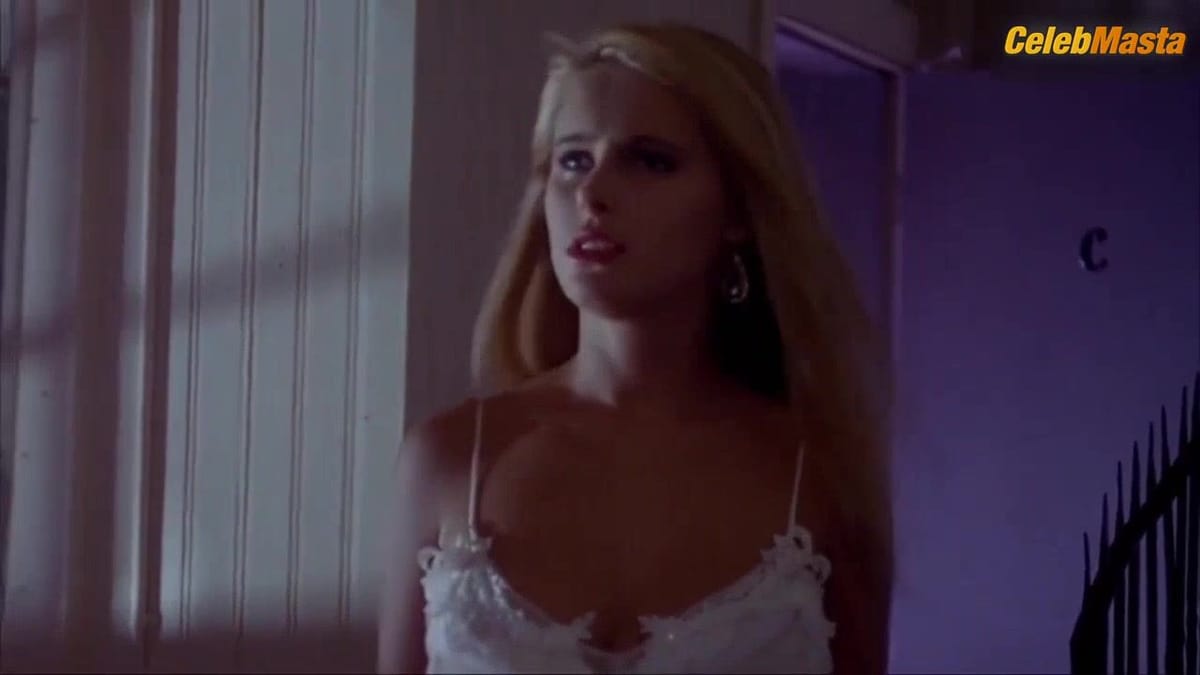 Julie Michaels Tits, Swimsuit Scene in Witchboard 2