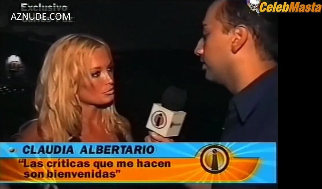 Claudia Albertario Tits Scene from Intrusos En El Espectaculo