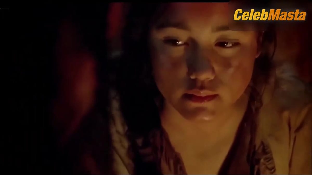 Sandrine Holt's Tits Scene from Black Robe