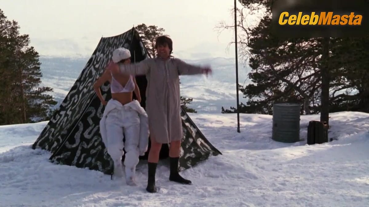 Vanessa Angel's Underwear Scene in Spies Like Us