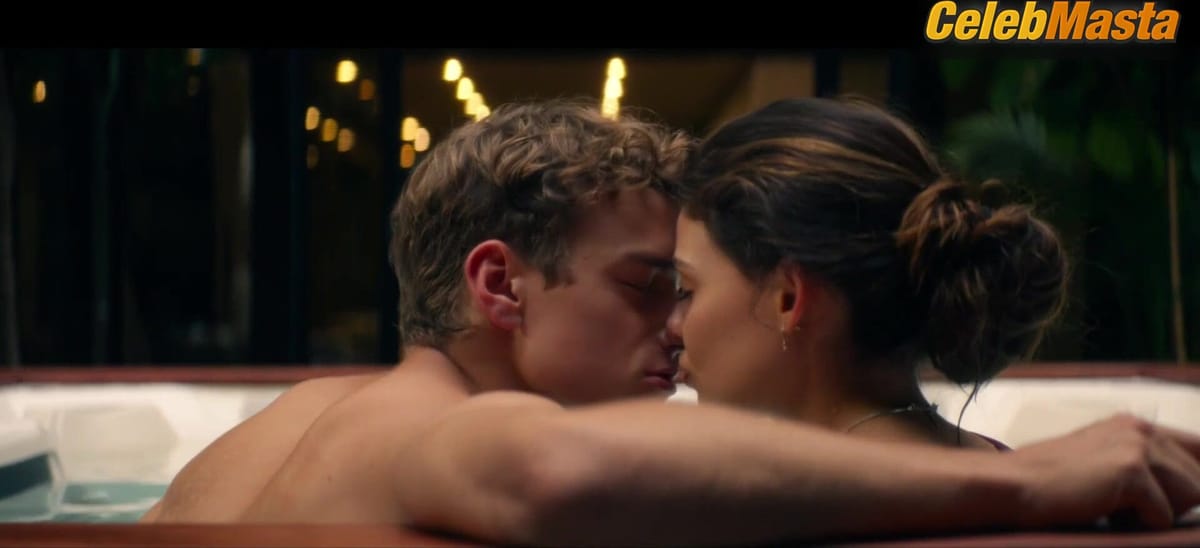 Paulina Singer and Danielle Campbell's Swimsuit and Lesbian Scene in Tell Me A Story