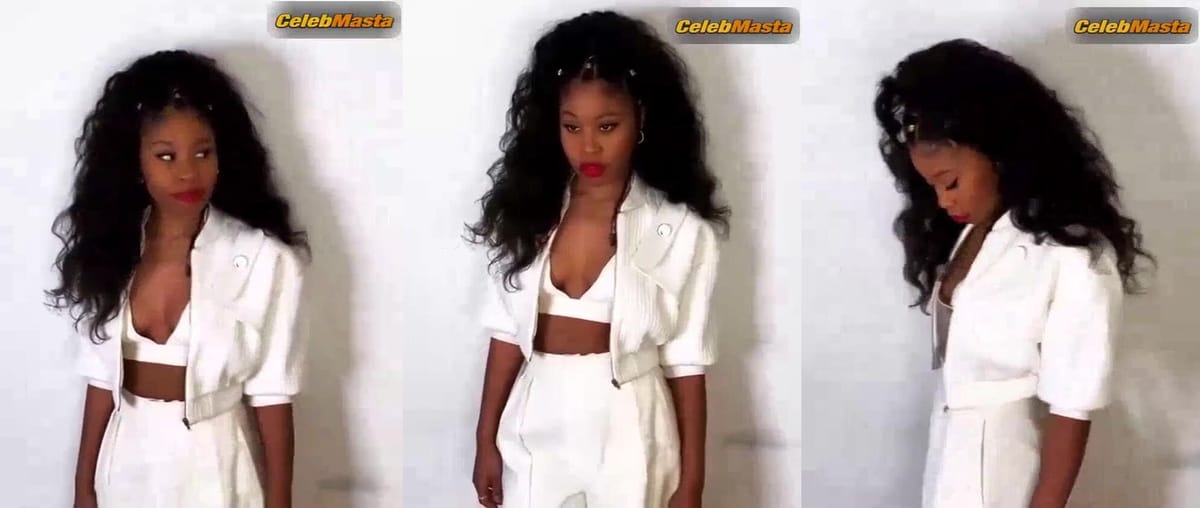 Dominique Fishback Tits Scene from Dominique Fishback Instagram / Tiktok