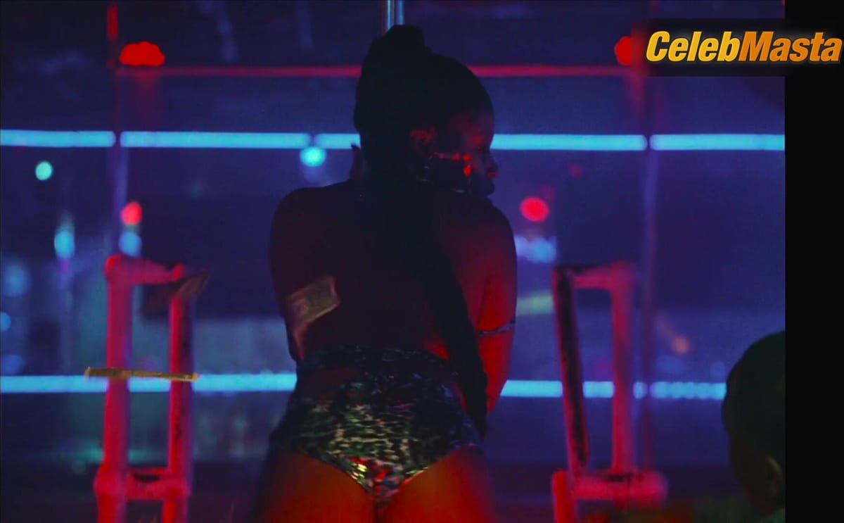 Dominique Fishback's Underwear Scene in Swarm