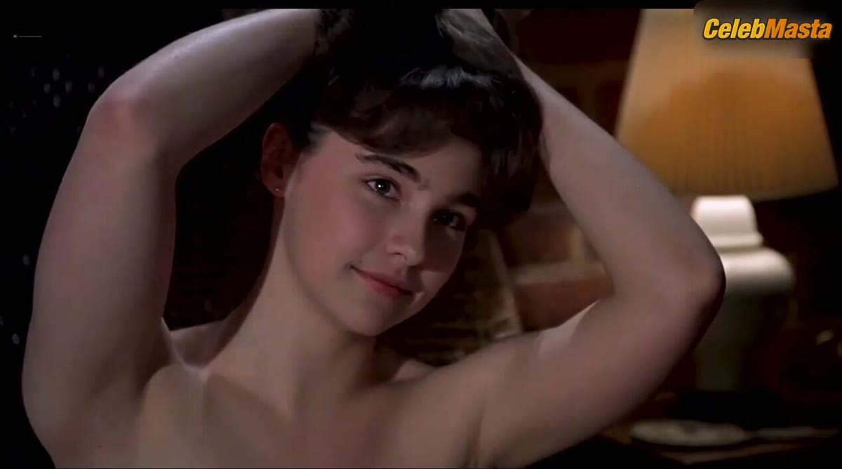 Diane Franklin Boobs Scene in Amityville Ii