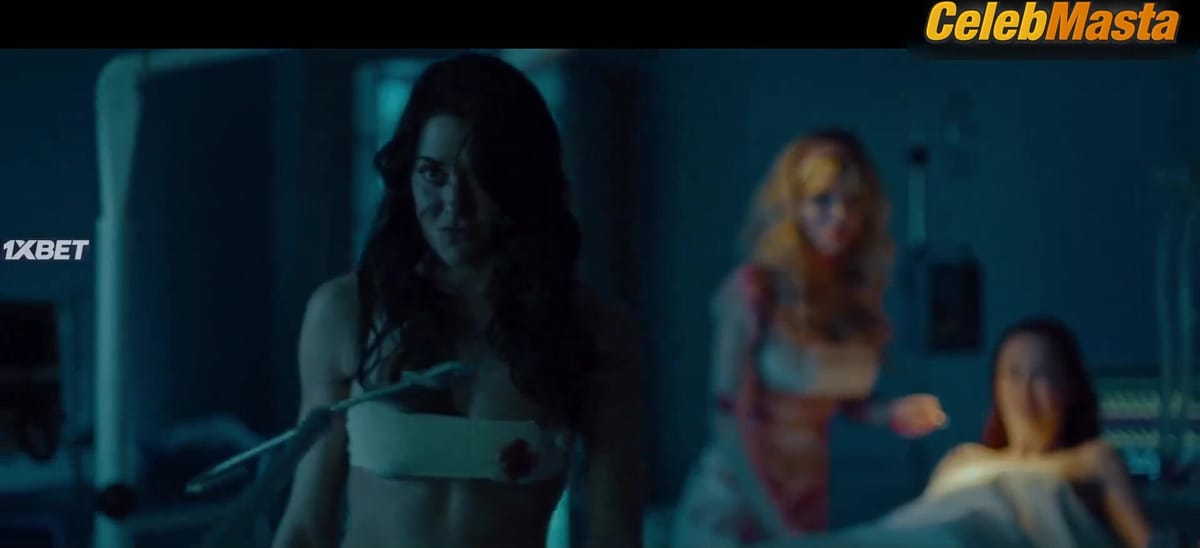 Elyse Levesque, Rachelle Goulding, Polina Nikolai and Crystal Mudry Boobs Scene in Disquiet