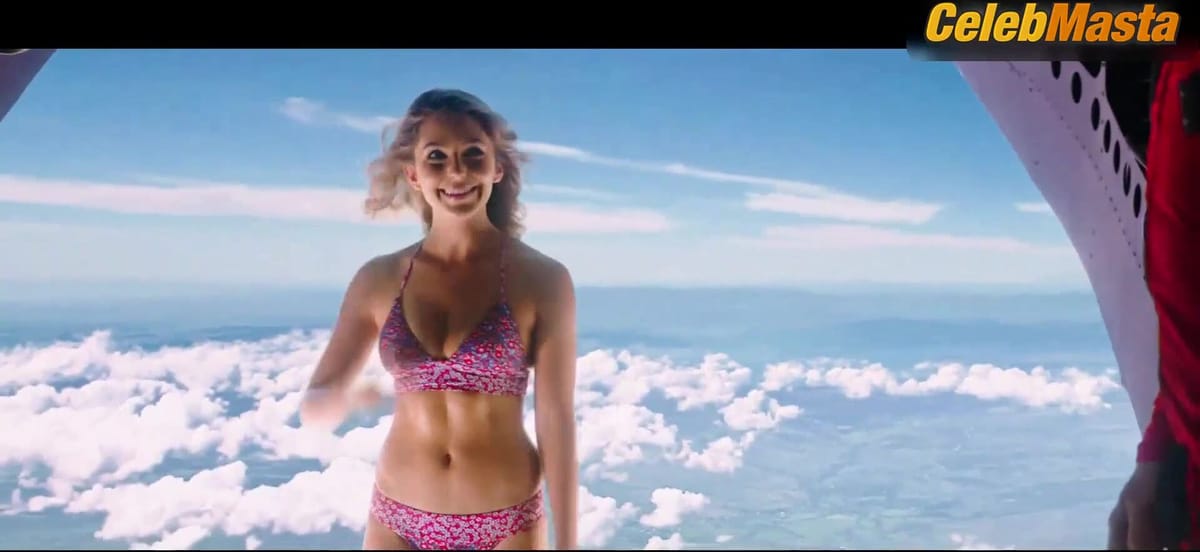 Jessica Rothe Swimsuit Scene from Happy Death Day 2U