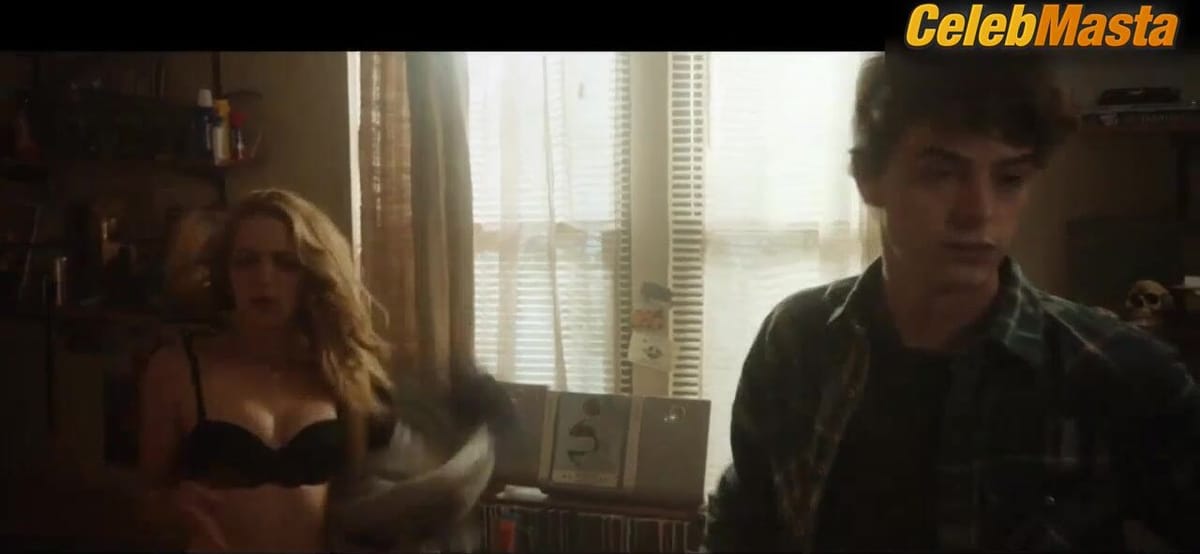 Jessica Rothe's Underwear Scene from Happy Death Day