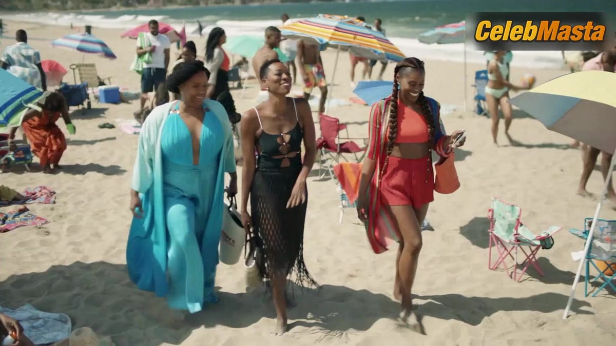 Issa Rae and Yvonne Orji Swimsuit Scene in Insecure